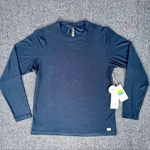 Vuori Strato Tech Long Sleeve - Navy Heather 🏔